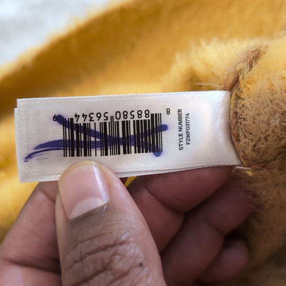 Joe Fresh| NWT Earth Toned Multicolored Eyelash Knit Striped Nylon Sweater - Picture 11 of 11